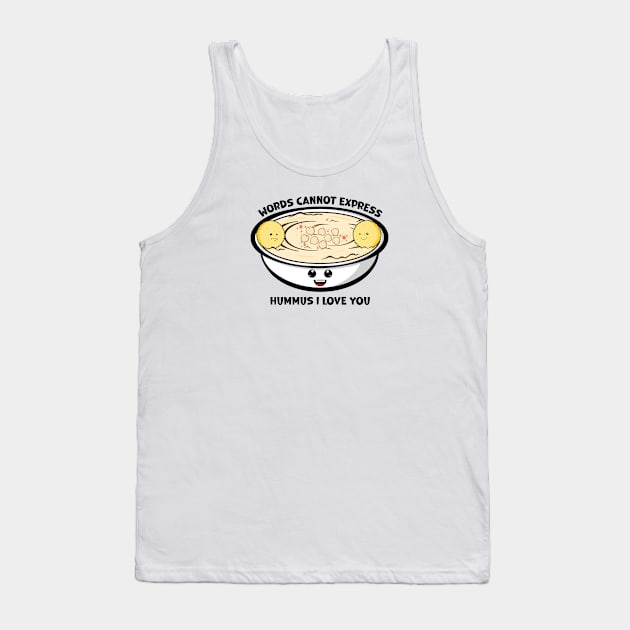 Time For Hummus Tank Top by Art by Nabes